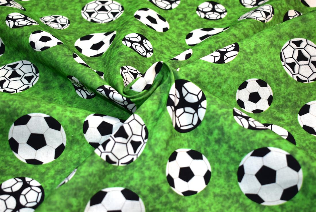 Green Printed Crafty Cottons 100% Fabric