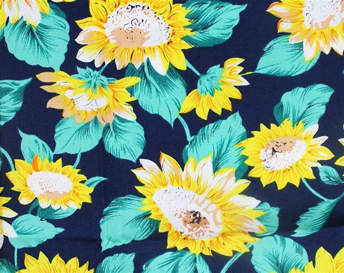Sunflowers Cotton Poplin