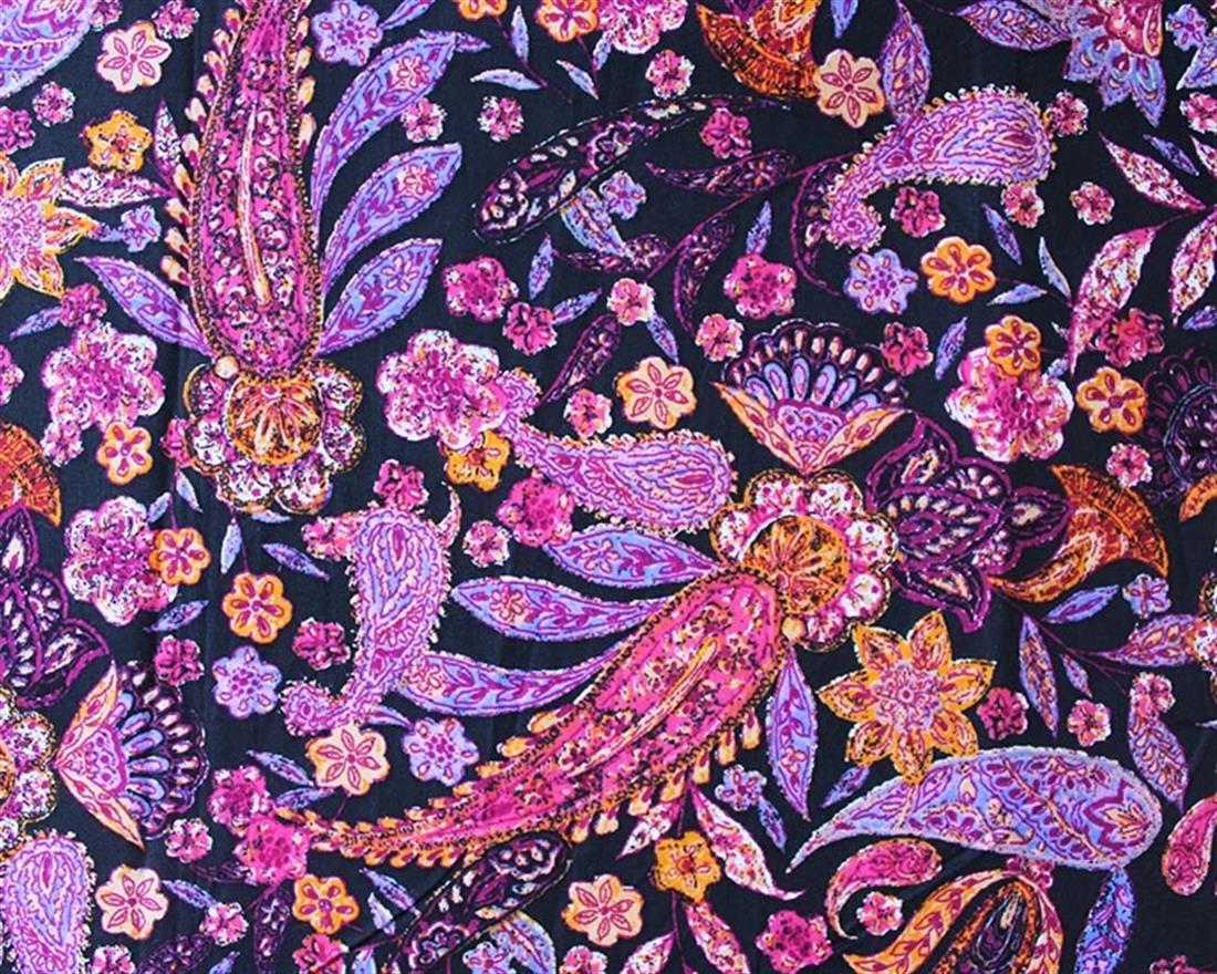 Peaceful Paisley Cotton Poplin
