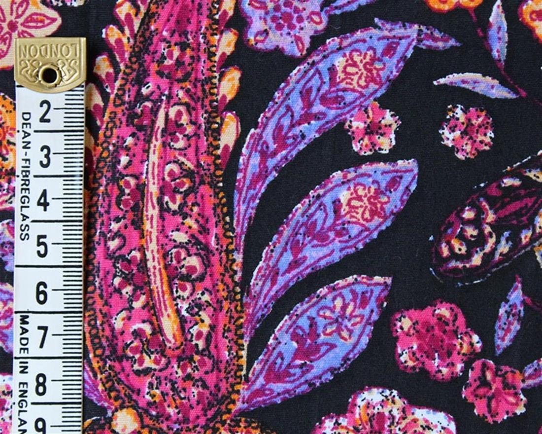 Peaceful Paisley Cotton Poplin
