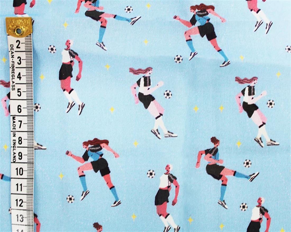 Sky Little Johnny Football Cotton In the Fabrics