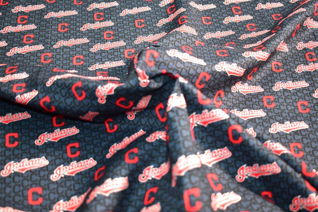 Navy Printed Crafty Cottons Digital 100% Fabric