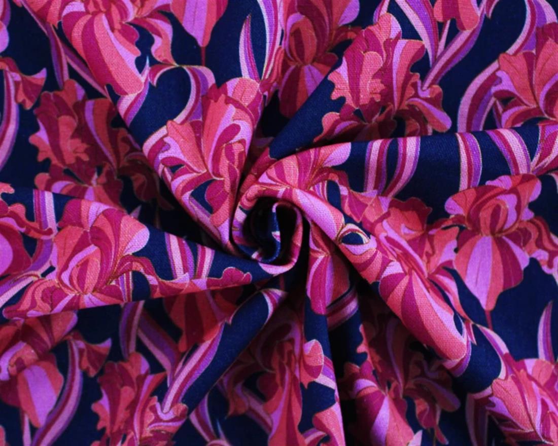 Ruby Little Johnny Pink Iris Linen Mix