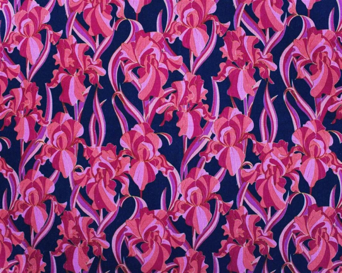 Ruby Little Johnny Pink Iris Linen Mix