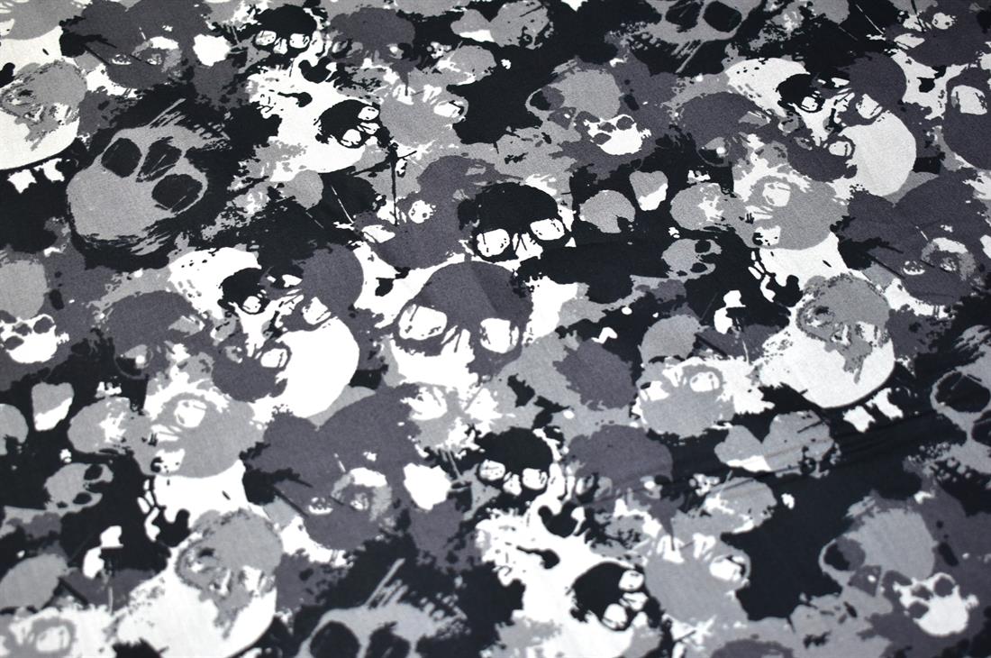 Skull Printed Crafty Cottons Poplin
