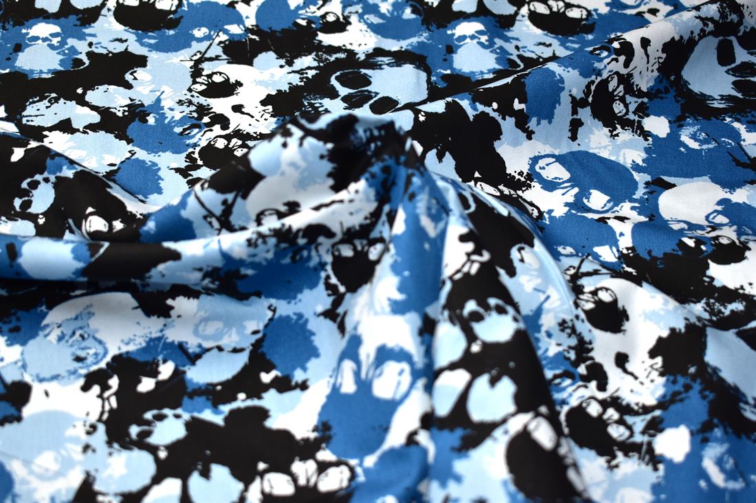 Skull Printed Crafty Cottons Poplin