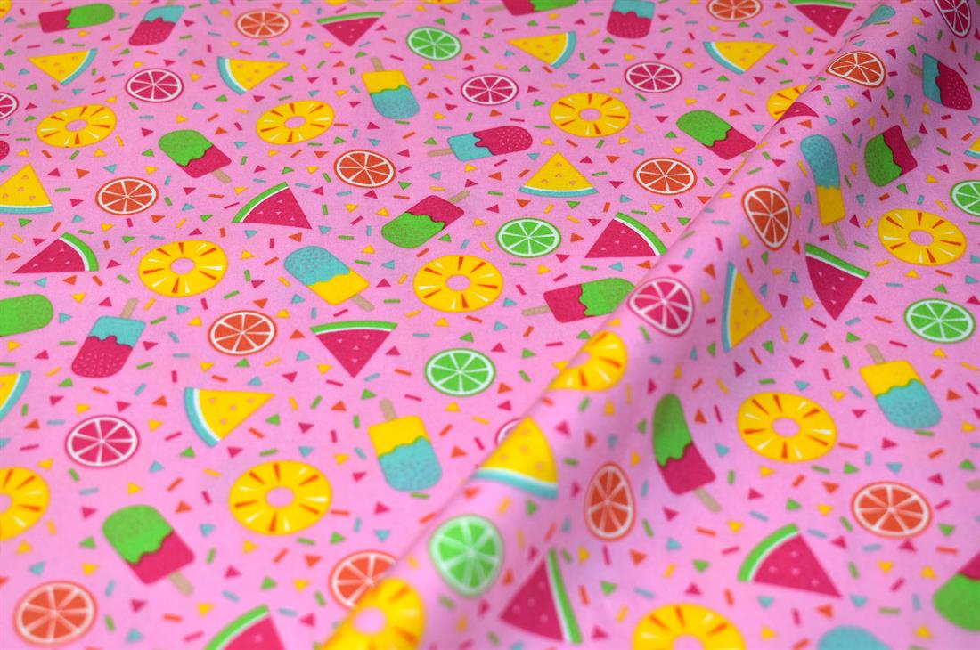 Pink Children & Novelty Printed Crafty Cottons Poplin