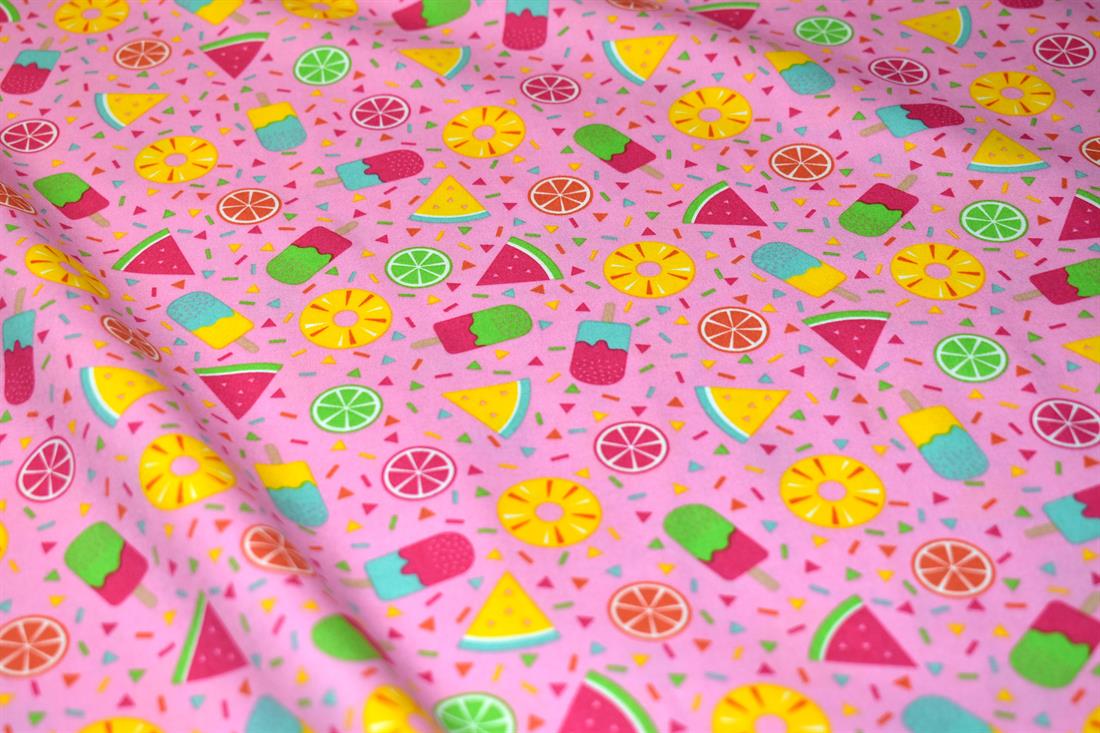 Pink Children & Novelty Printed Crafty Cottons Poplin
