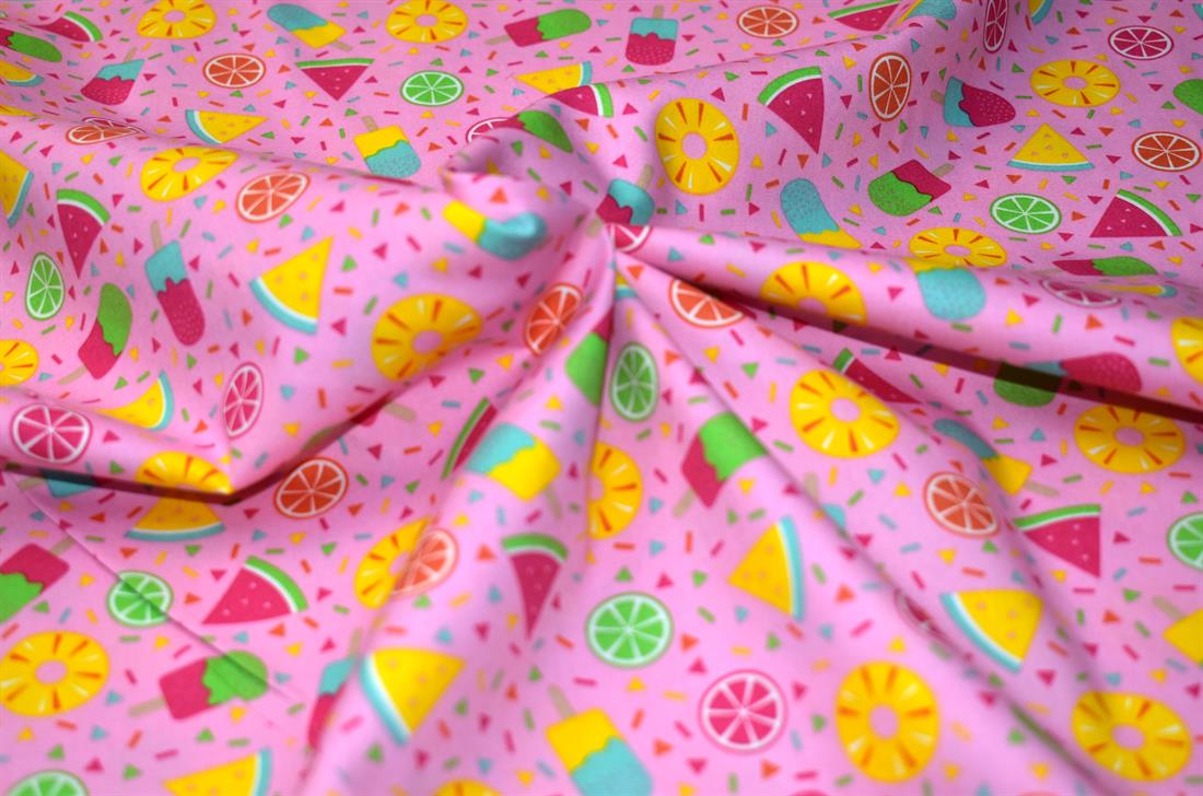 Pink Children & Novelty Printed Crafty Cottons Poplin