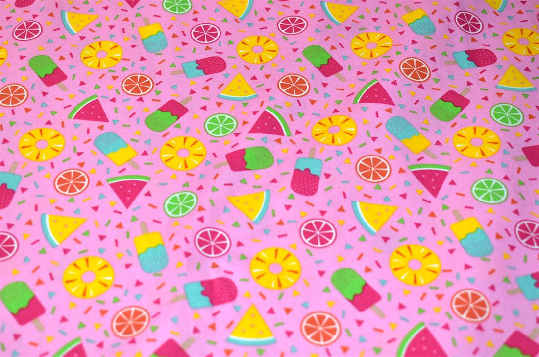 Pink Children & Novelty Printed Crafty Cottons Poplin