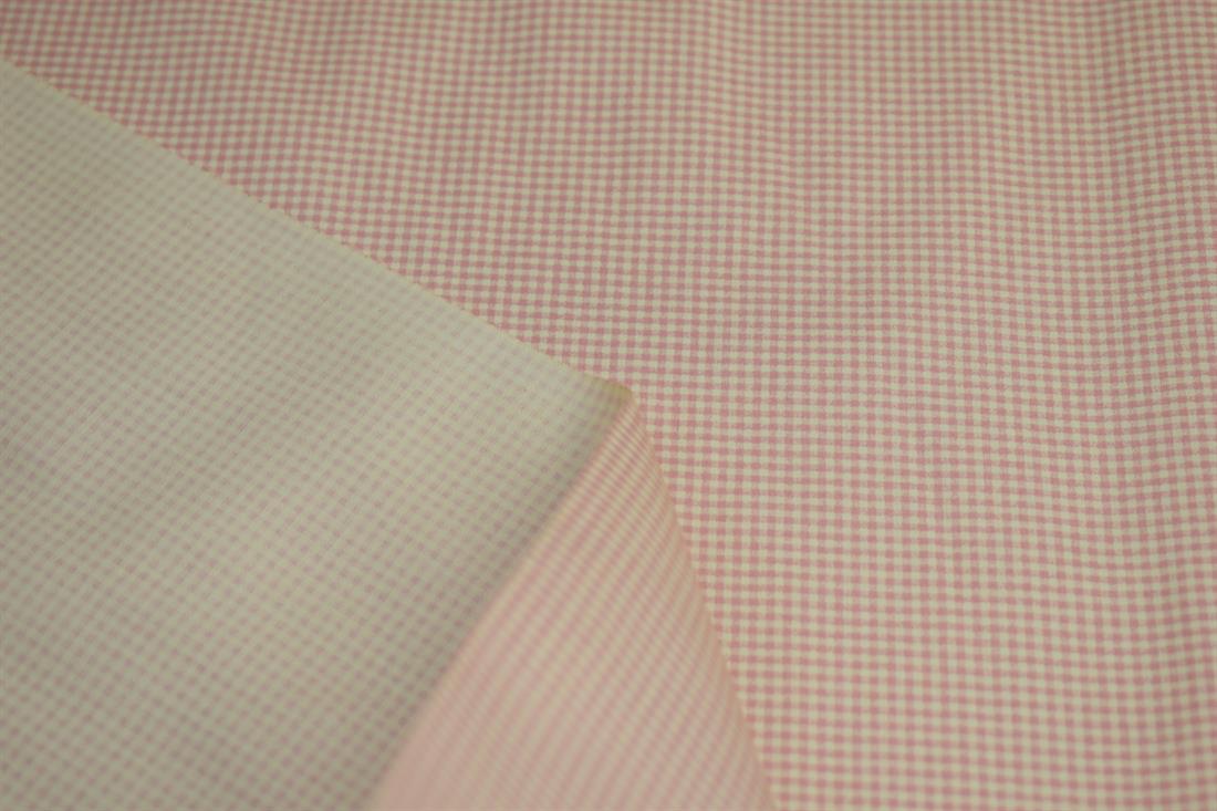 Small Check Print Poplin