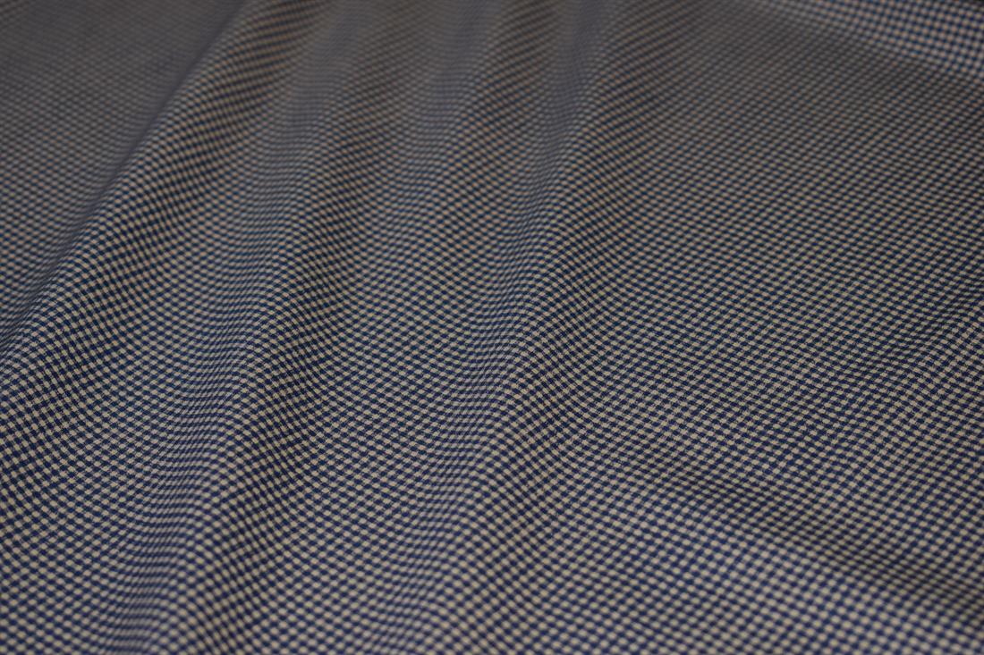 Small Check Print Poplin
