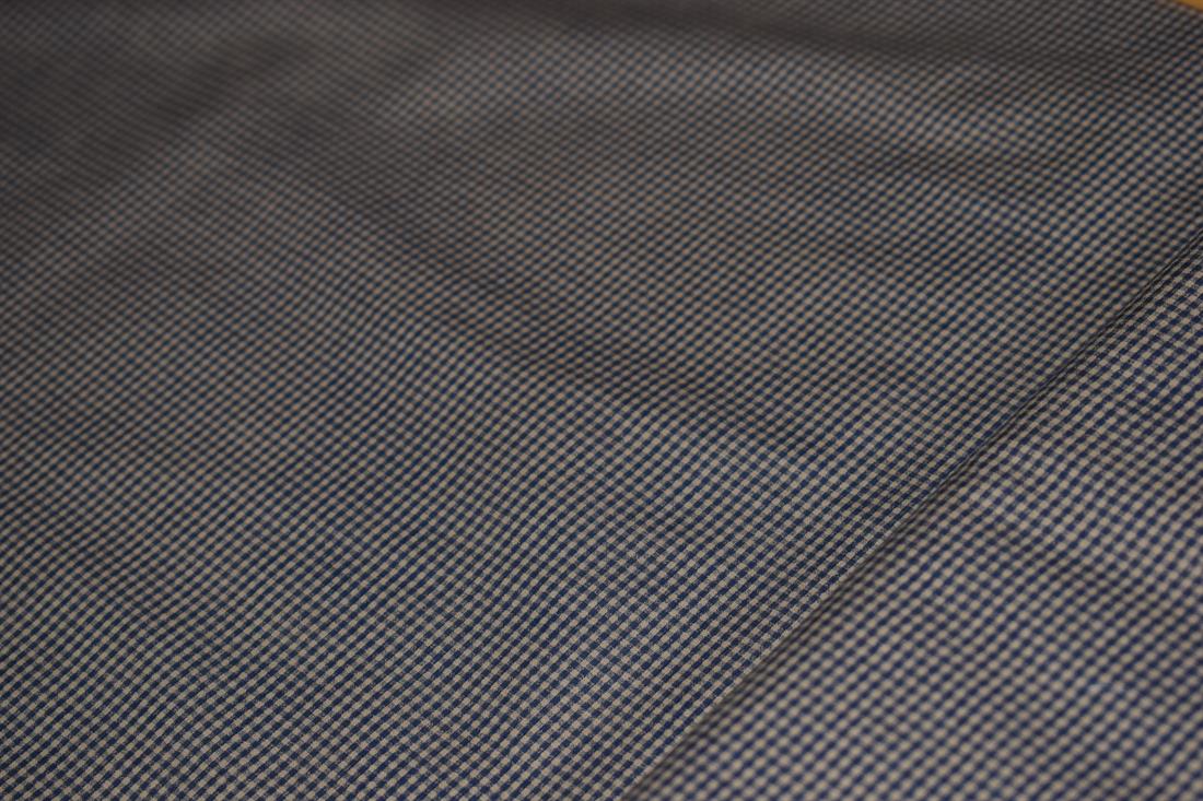 Small Check Print Poplin
