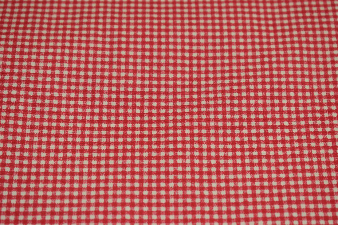 Small Check Print Poplin