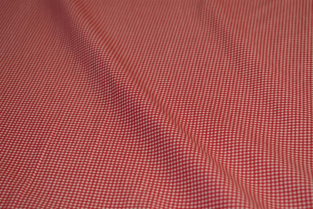 Small Check Print Poplin