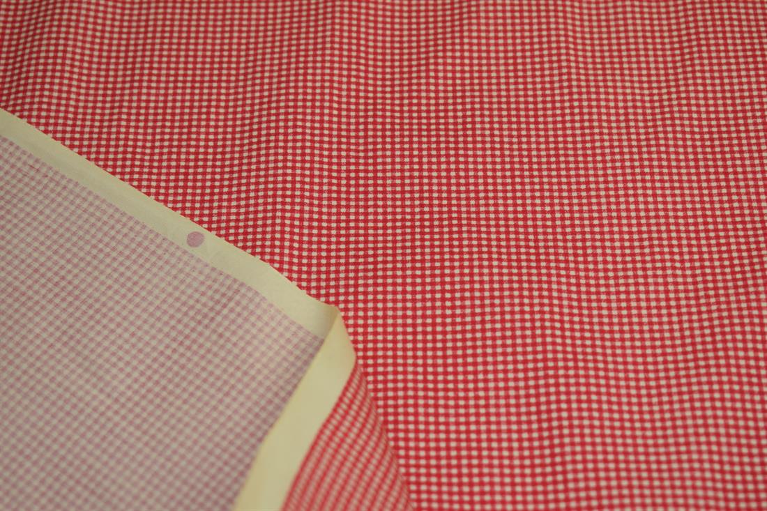 Small Check Print Poplin
