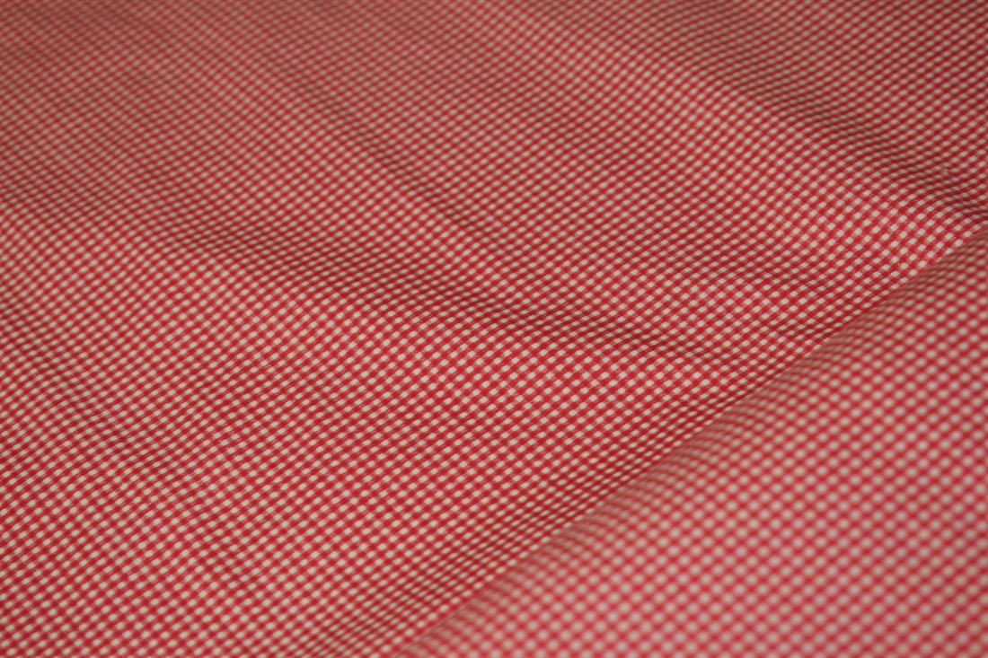 Small Check Print Poplin