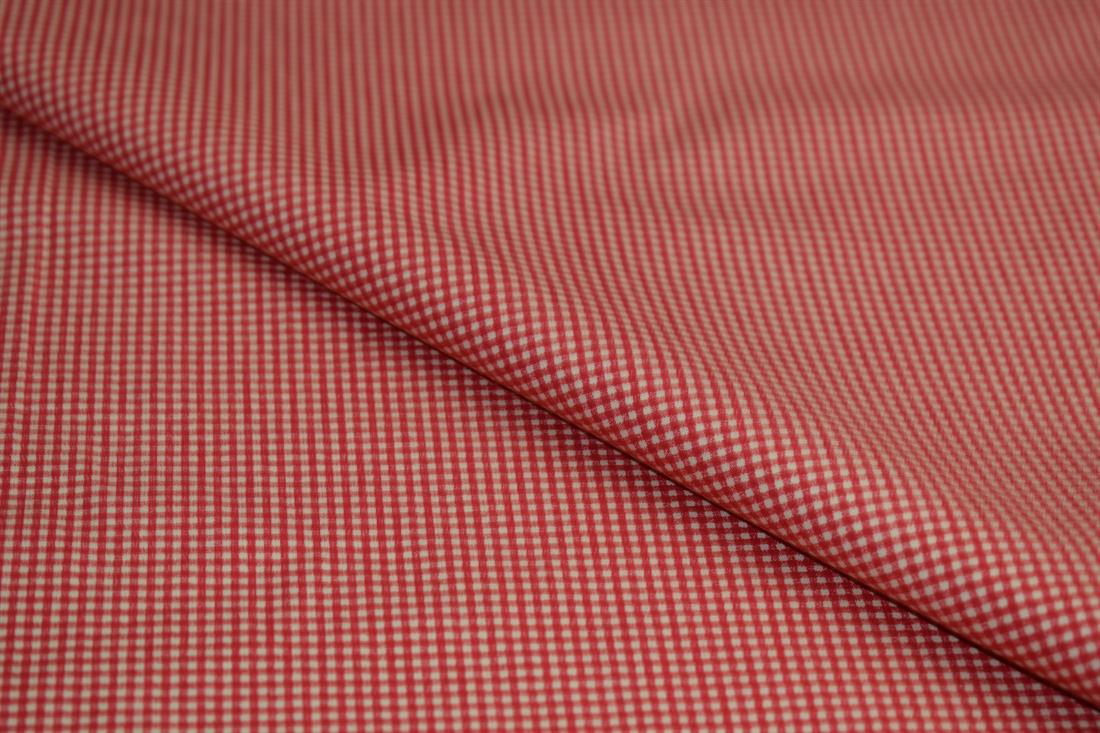 Small Check Print Poplin