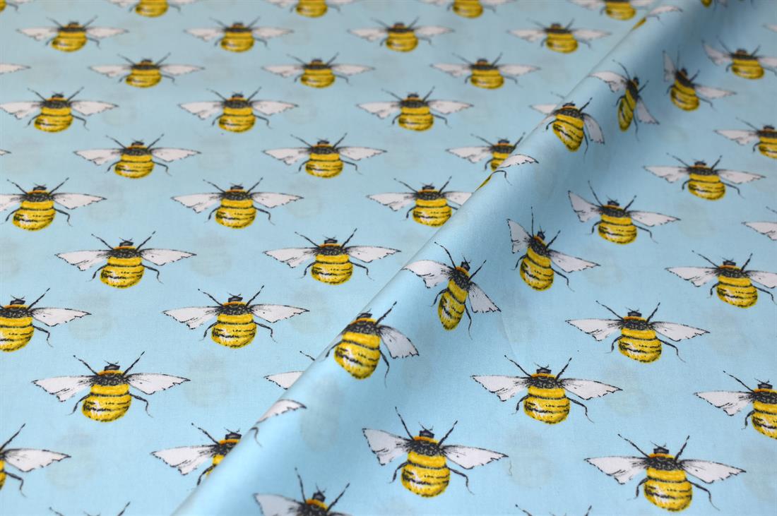 Bees Rose & Hubble Printed Crafty Cottons Poplin