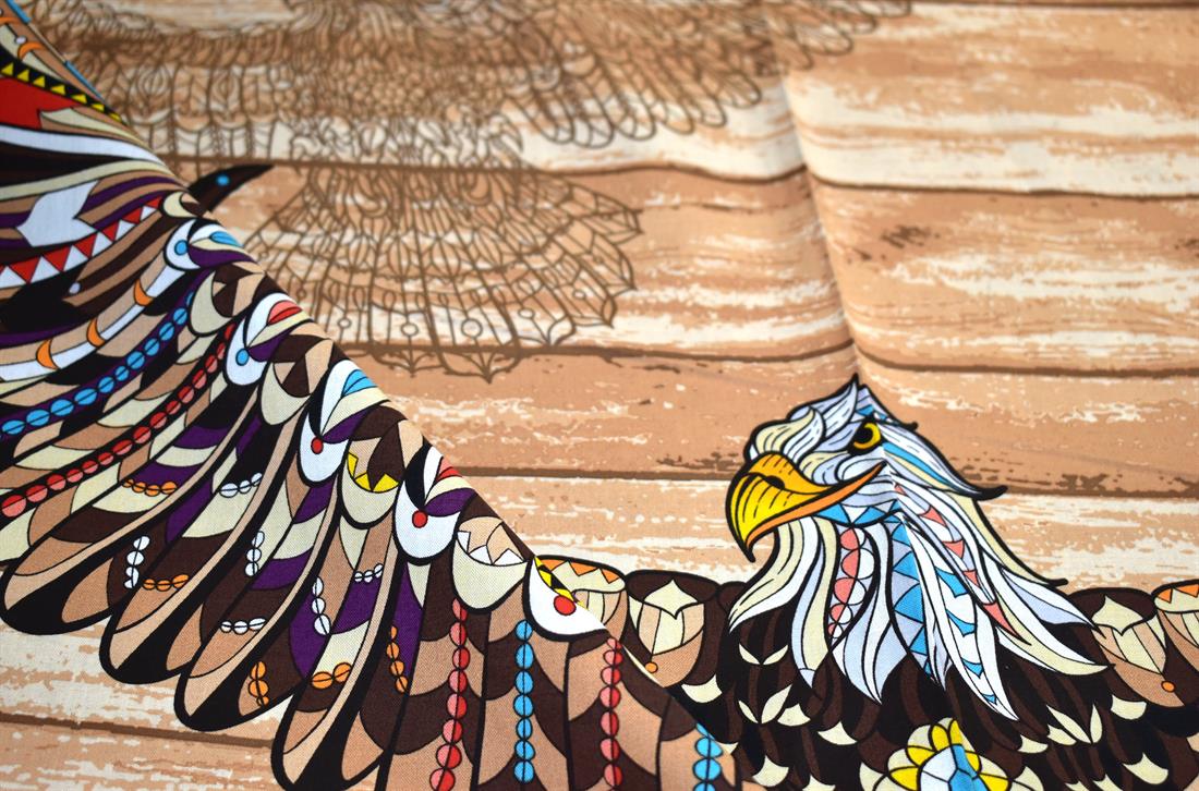 Printed Panel 100% Cotton Fabric