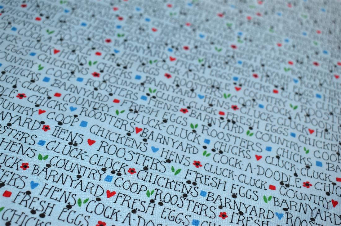 Blue Printed 100% Cotton Fabric