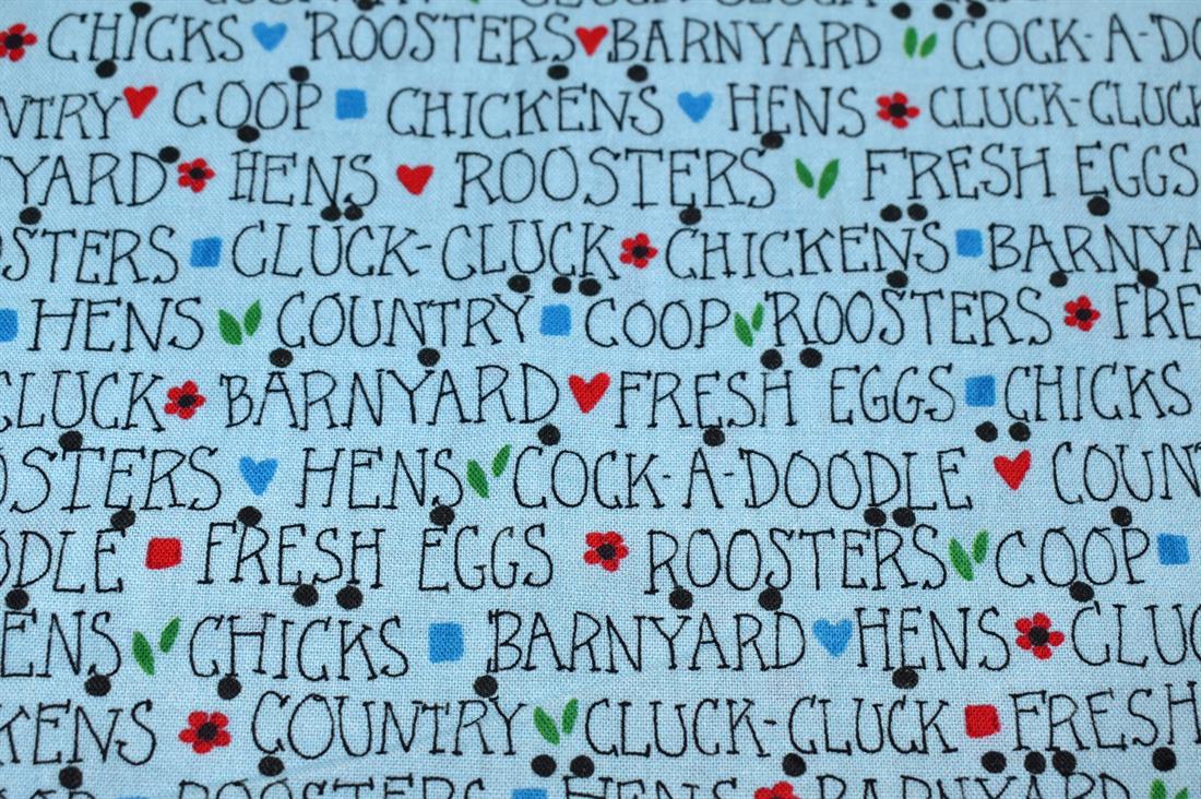 Blue Printed 100% Cotton Fabric