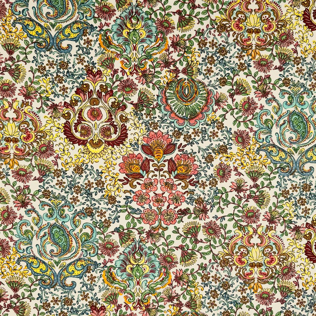 Brown Dorlay Printed 100% Cotton Fabric