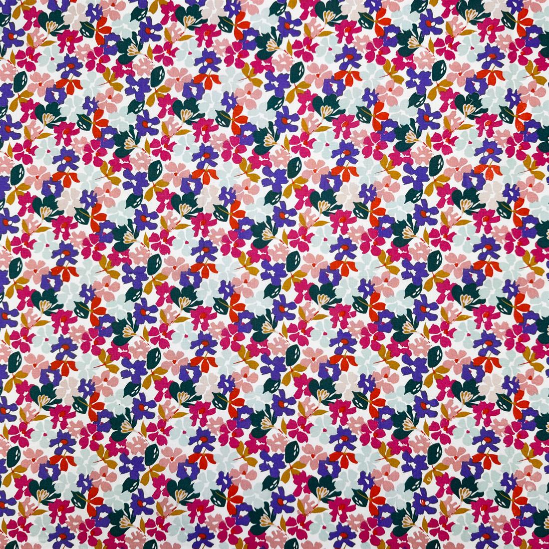 Pink Printed 100% Cotton Fabric
