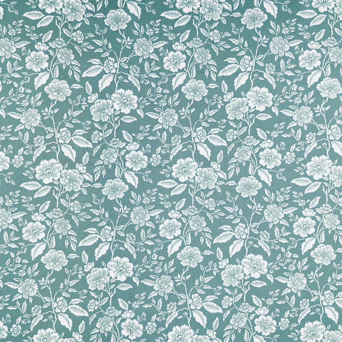Sea Green Loire Printed 100% Cotton Fabric