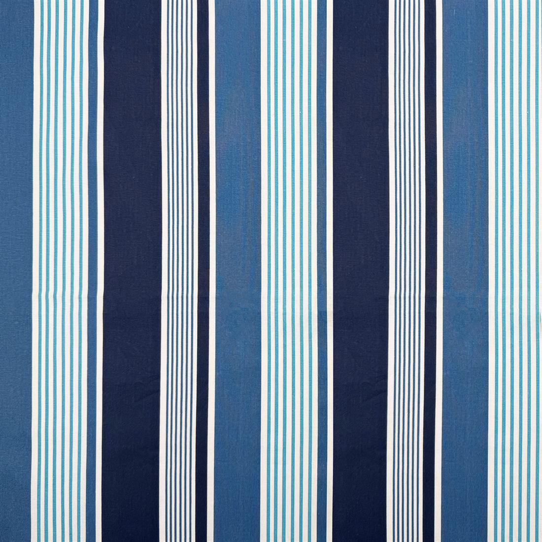 Blue & Navy Blue Varagno Printed 100% Cotton Fabric