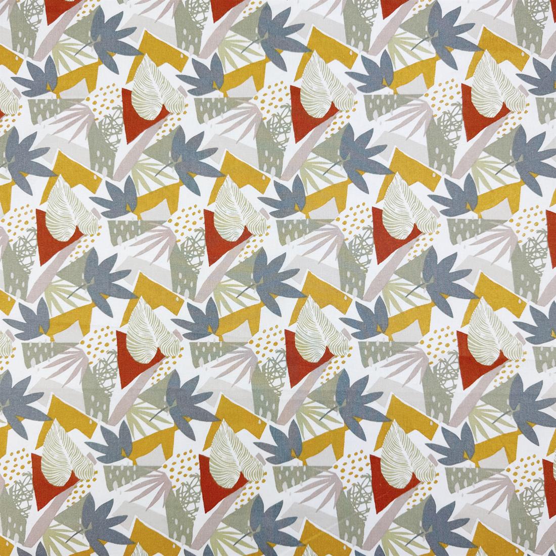 Grey Weiss Printed 100% Cotton Fabric