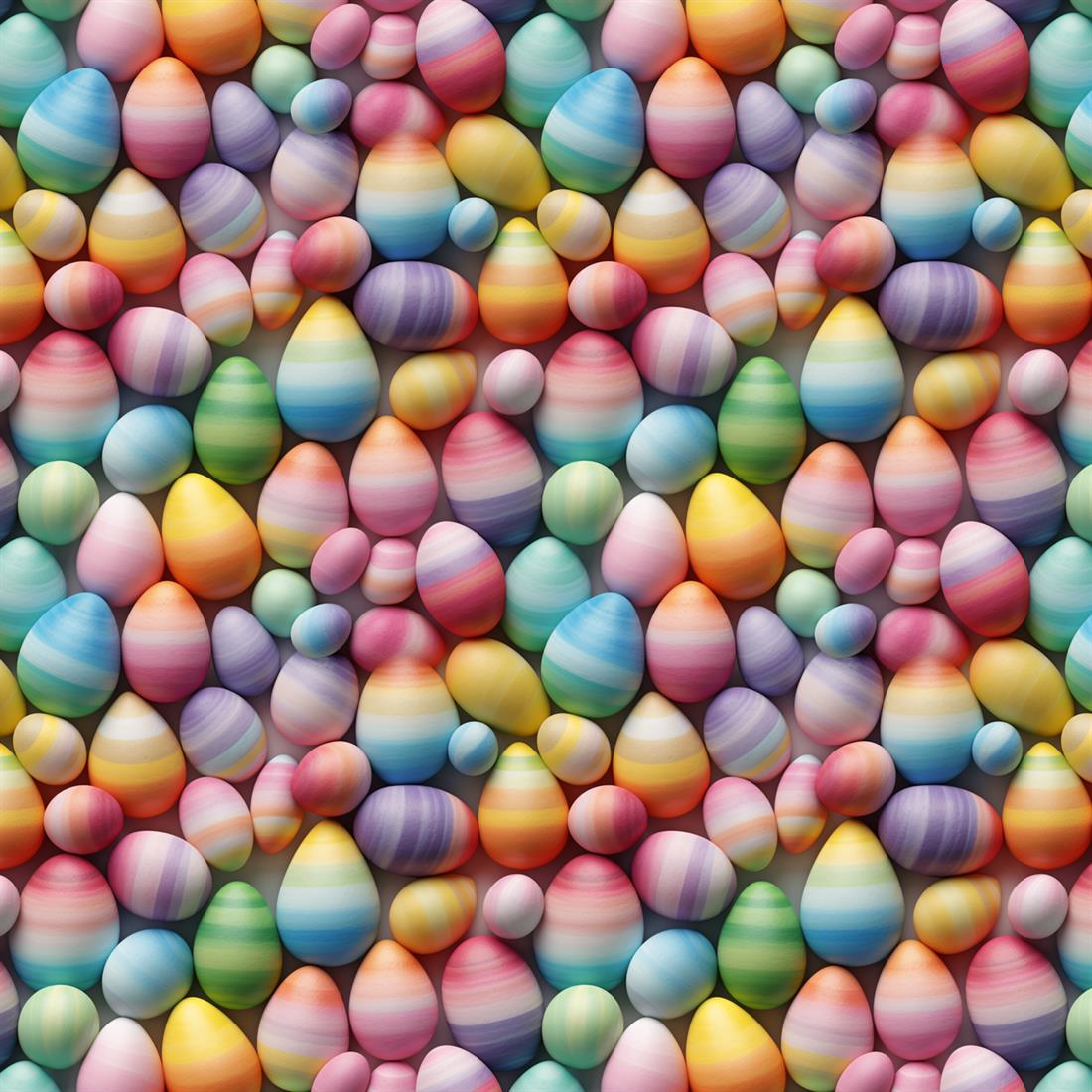 Pink Easter Eggs Crafty Cottons Fabric