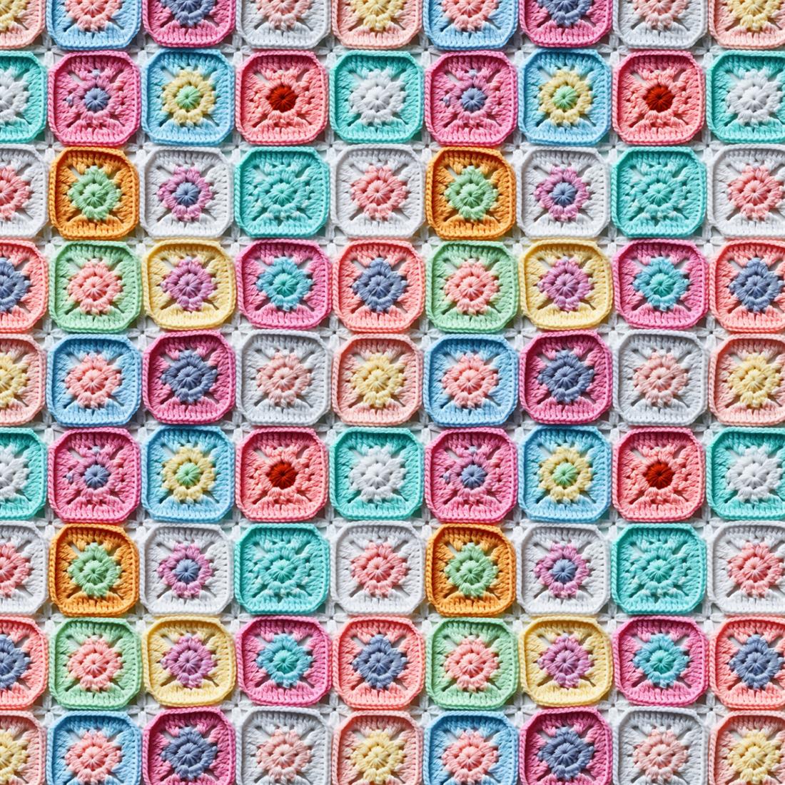 Pink Knitted Crochet Crafty Cottons