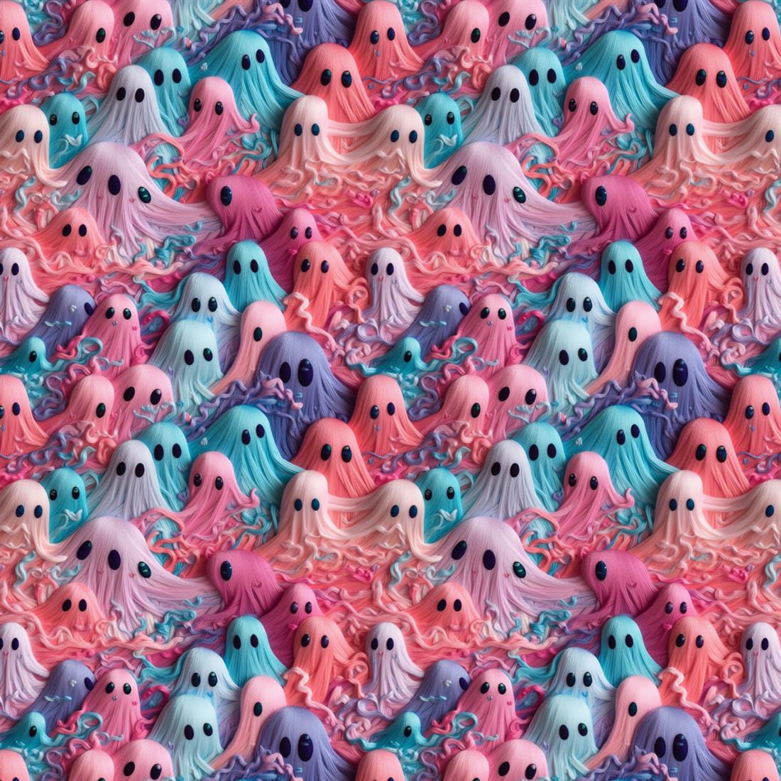 Pink 3D Ghosty Wool