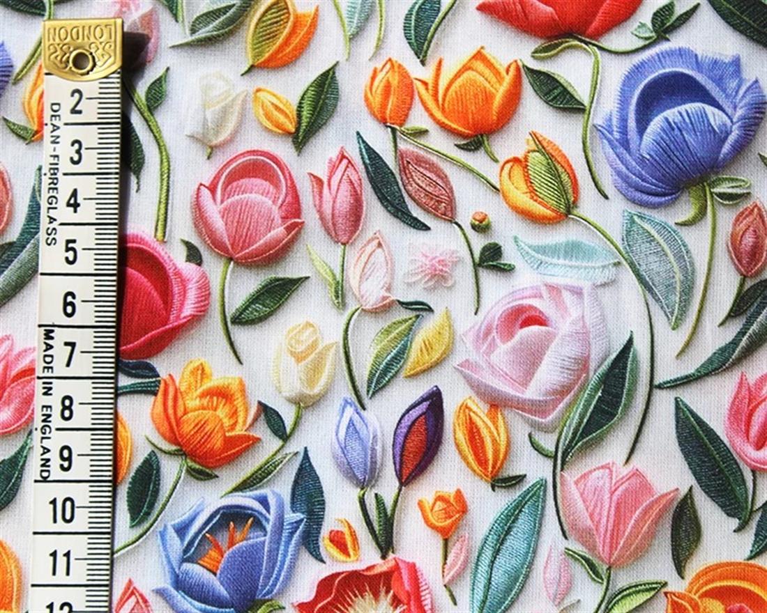 Little Johnny Floral 3D Cotton New Printed