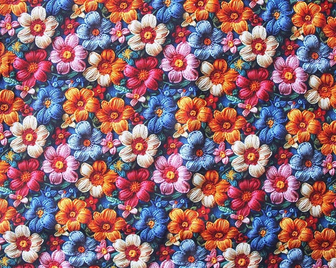 Little Johnny Floral 3D Cotton New Printed