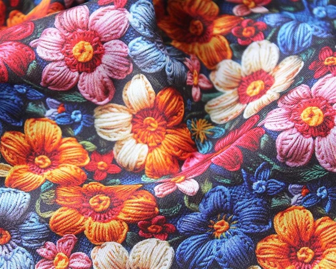 Little Johnny Floral 3D Cotton New Printed