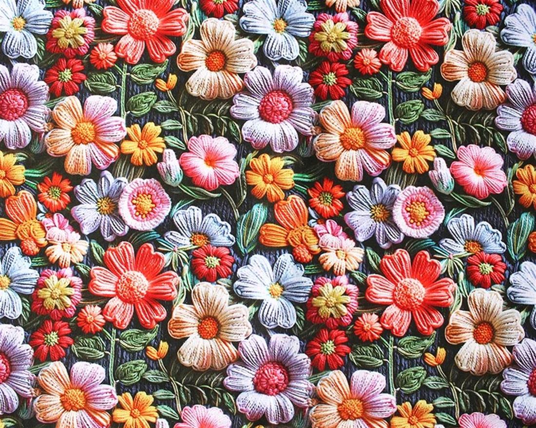 Little Johnny Floral 3D Cotton