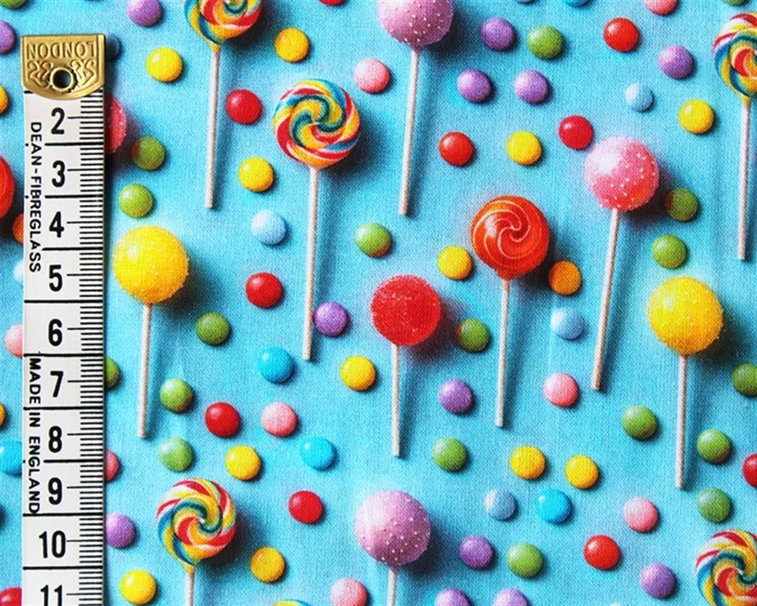 Blue Little Johnny Sweets 3D Cotton