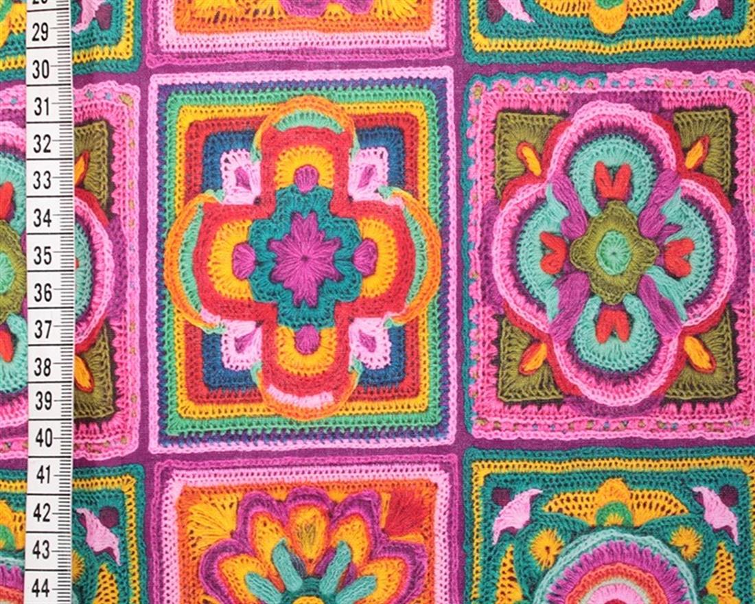 Digital Cotton 3D Crochet New Printed Little Johnny