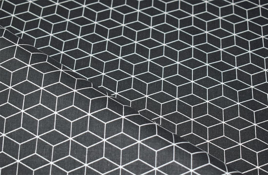 Black Box Print Cotton Fabric