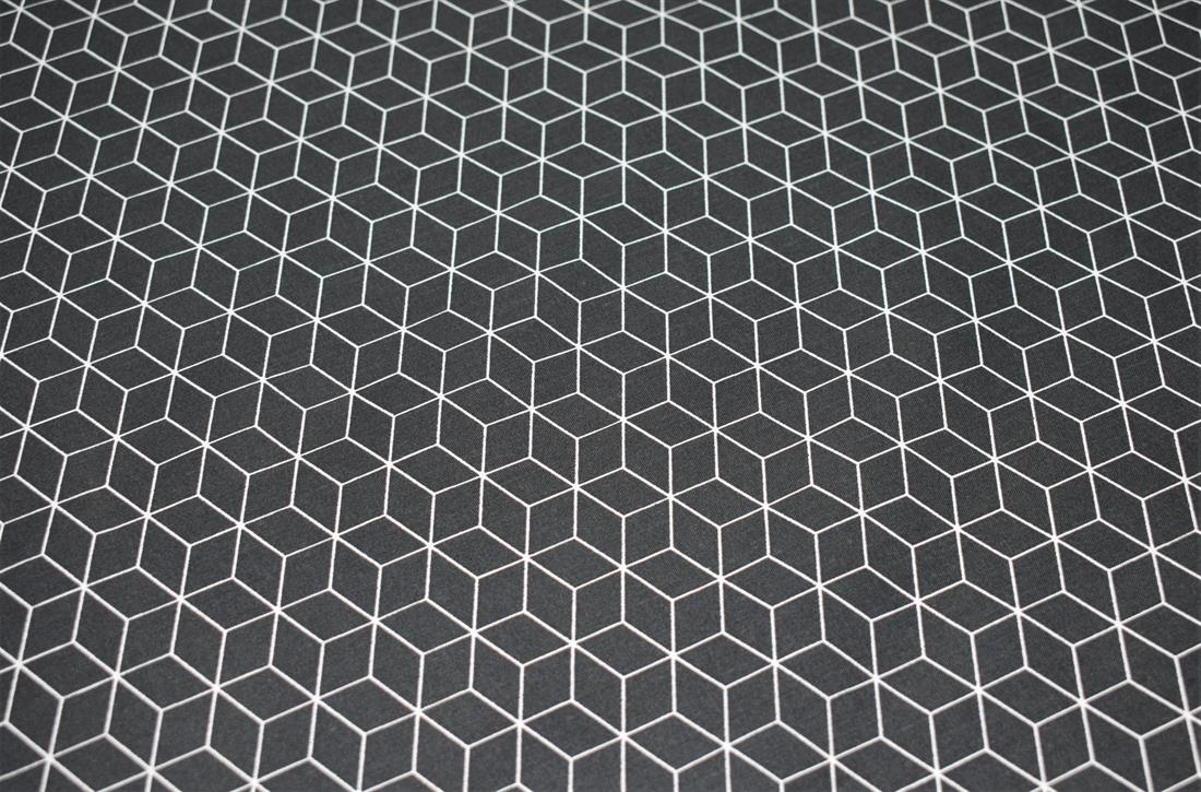 Black Box Print Cotton Fabric