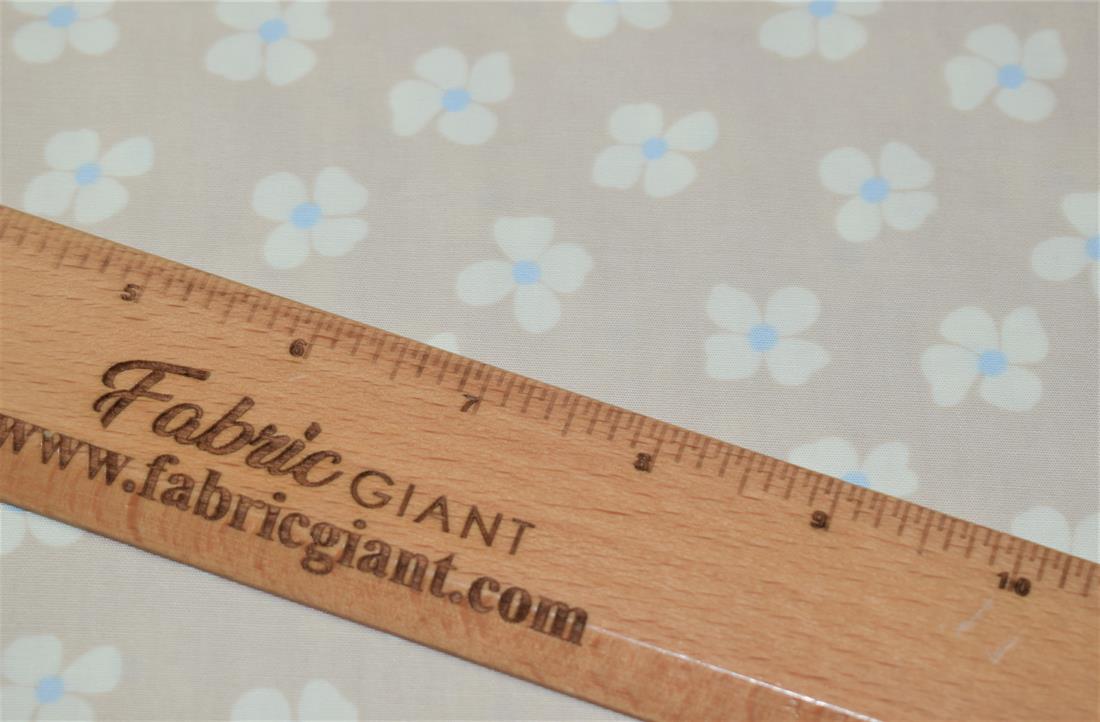 Flower Print Cotton Fabric