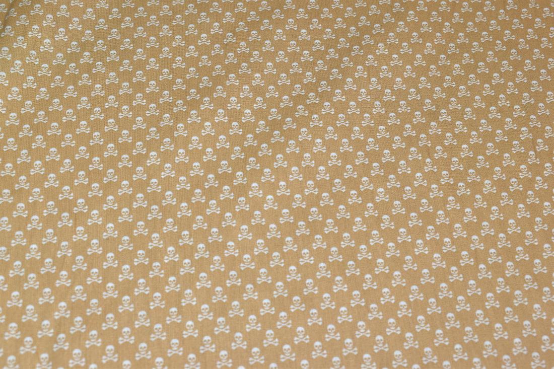 Skull Printed 100% Cotton Fabric