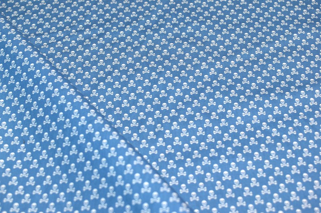 Skull Printed 100% Cotton Fabric