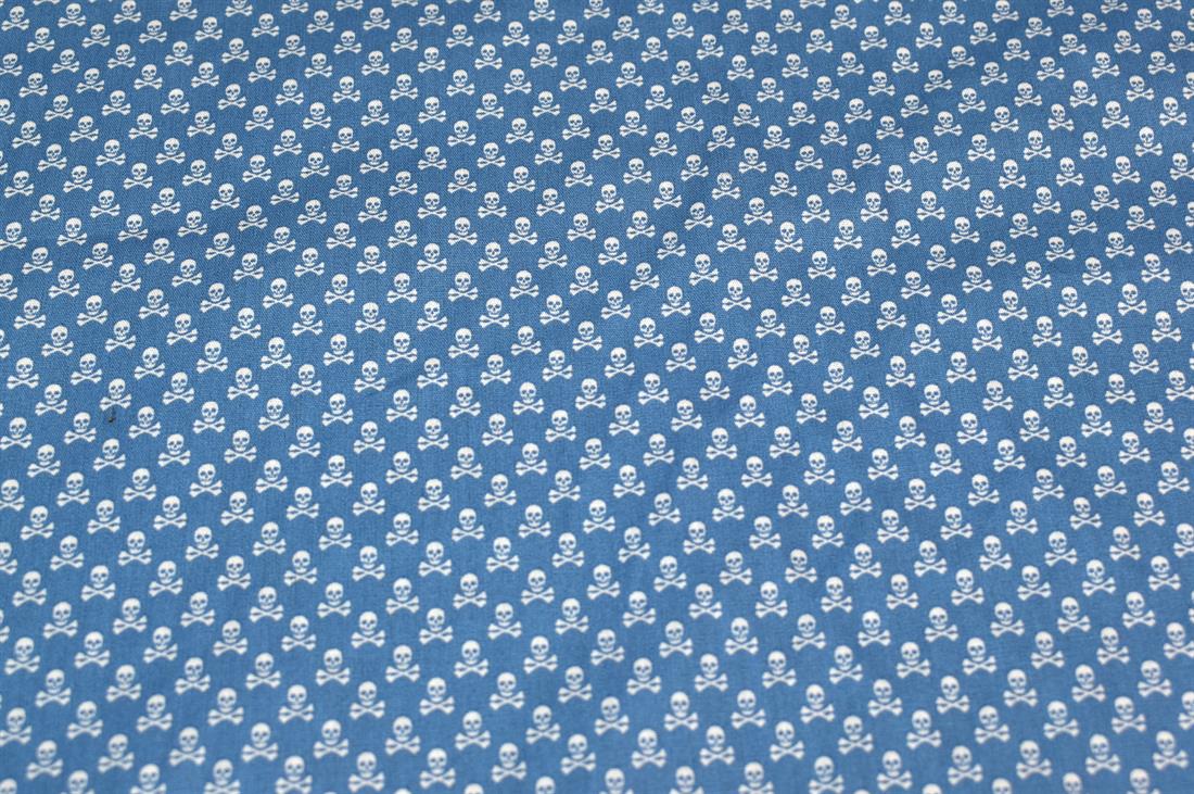 Skull Printed 100% Cotton Fabric
