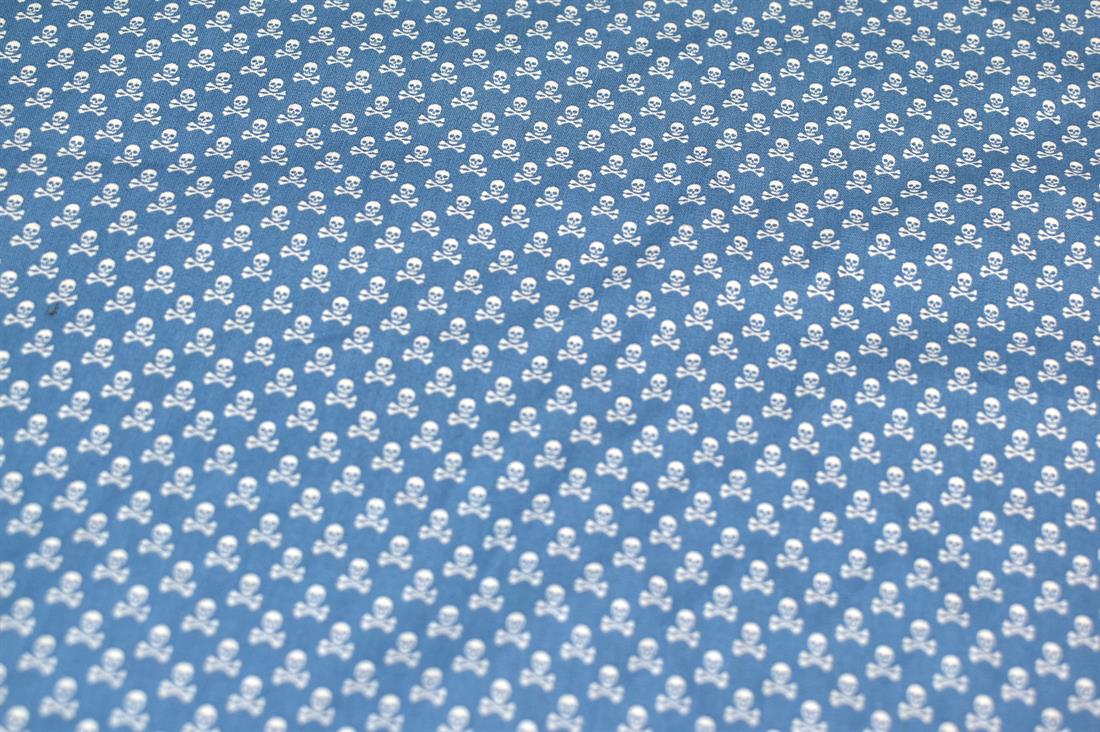 Skull Printed 100% Cotton Fabric