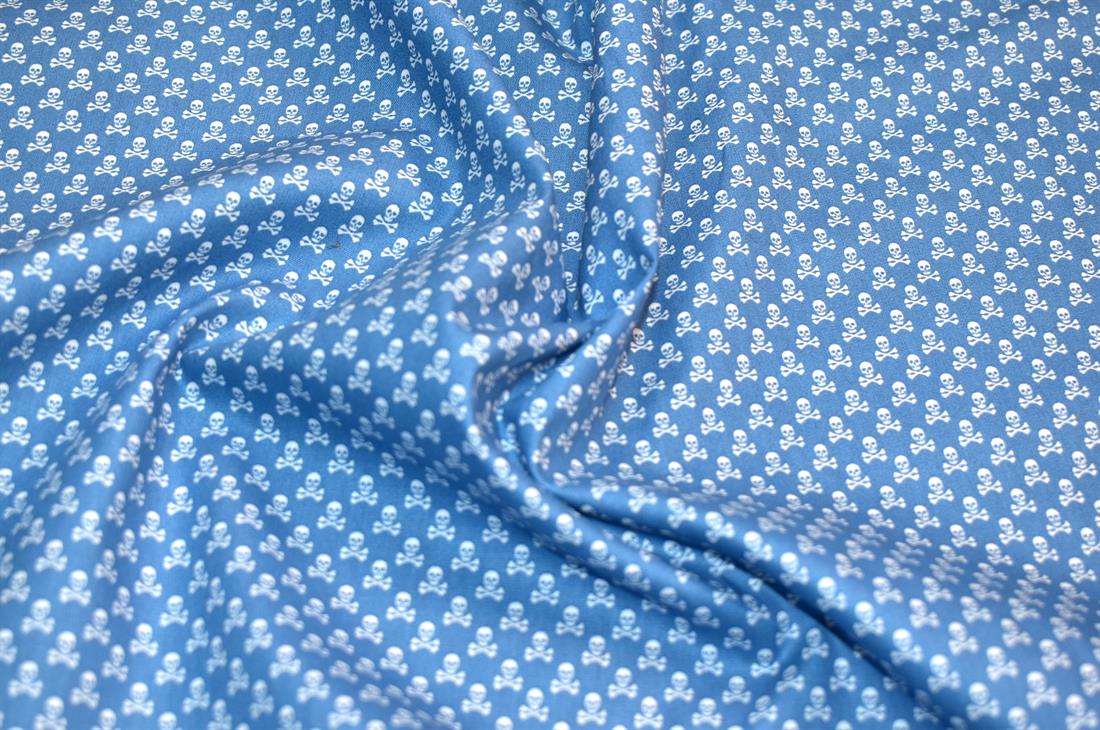 Skull Printed 100% Cotton Fabric