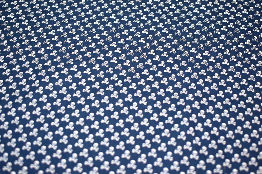 Skull Printed 100% Cotton Fabric