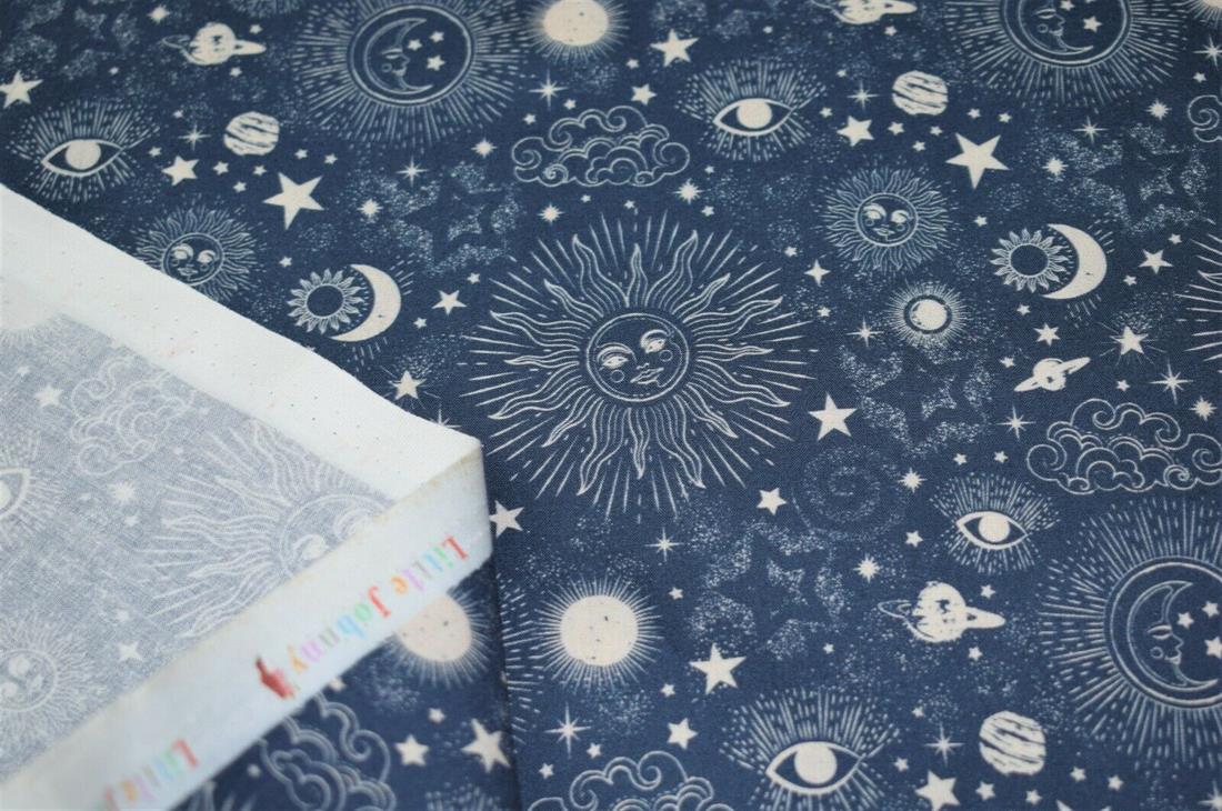 Navy Zodiac Galaxy Cotton New Printed Little Johnny